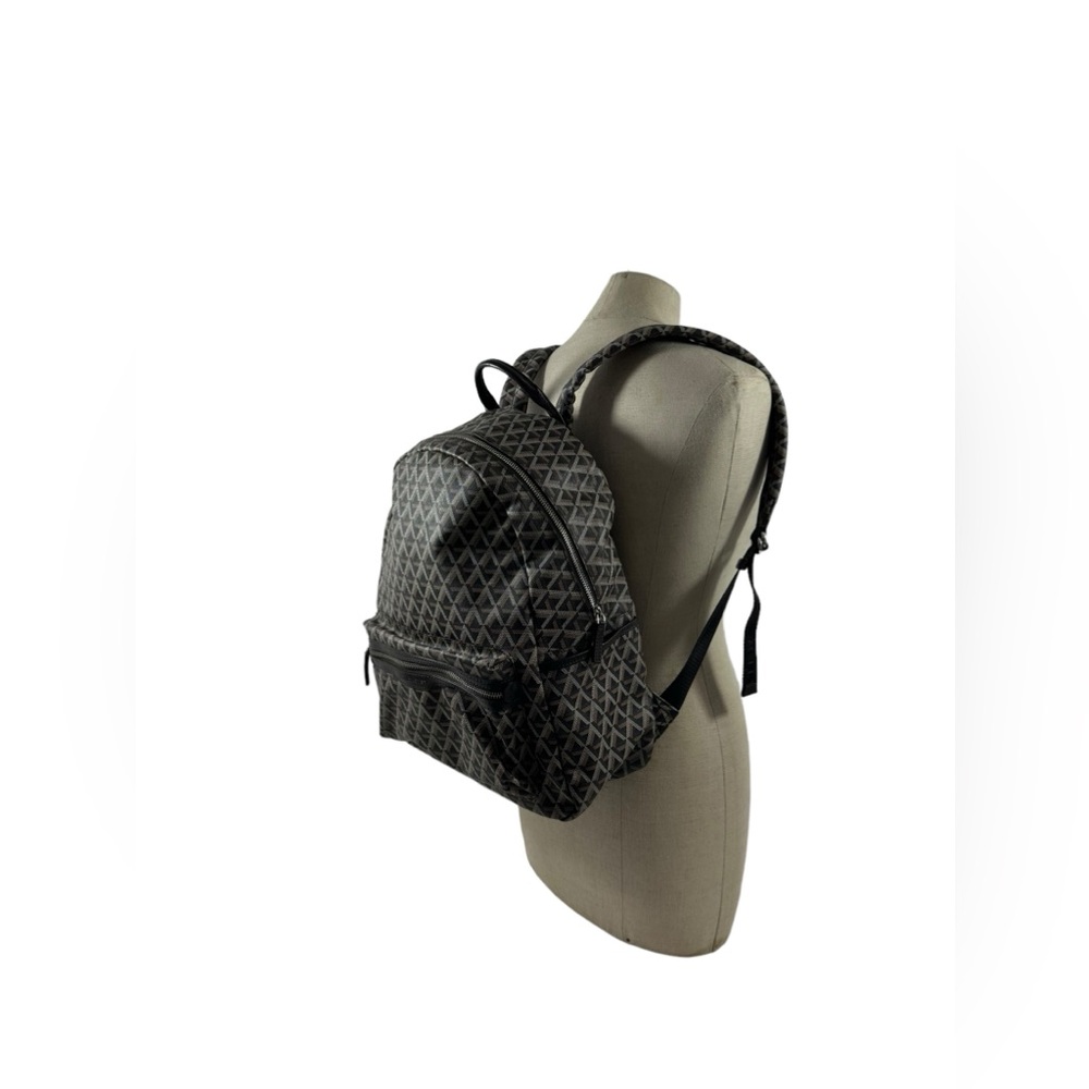 Genuine LANCASTER Paris signature backpack rucksack canvas pvc  work school - Picture 5 of 15